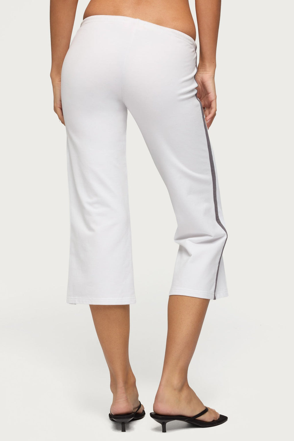 Milene Contrast French Terry Capri Trousers